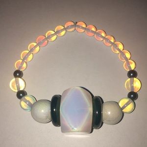 Beautiful Chunky Opal Beaded Bracelet